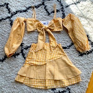 XS Tiger Mist 2 Piece Matching Skirt Set